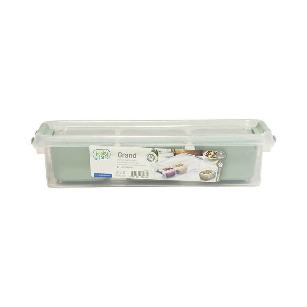 Organiser 3 Compartments Flat Grand