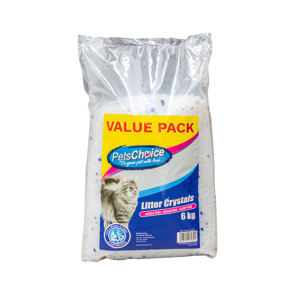 Cat Litter Crystals Silica 6kg