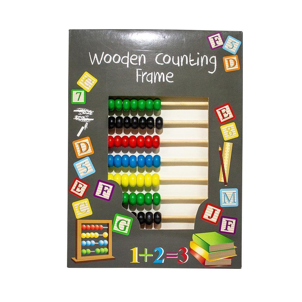 Edu Board Counting Frame Wooden 30x20cm