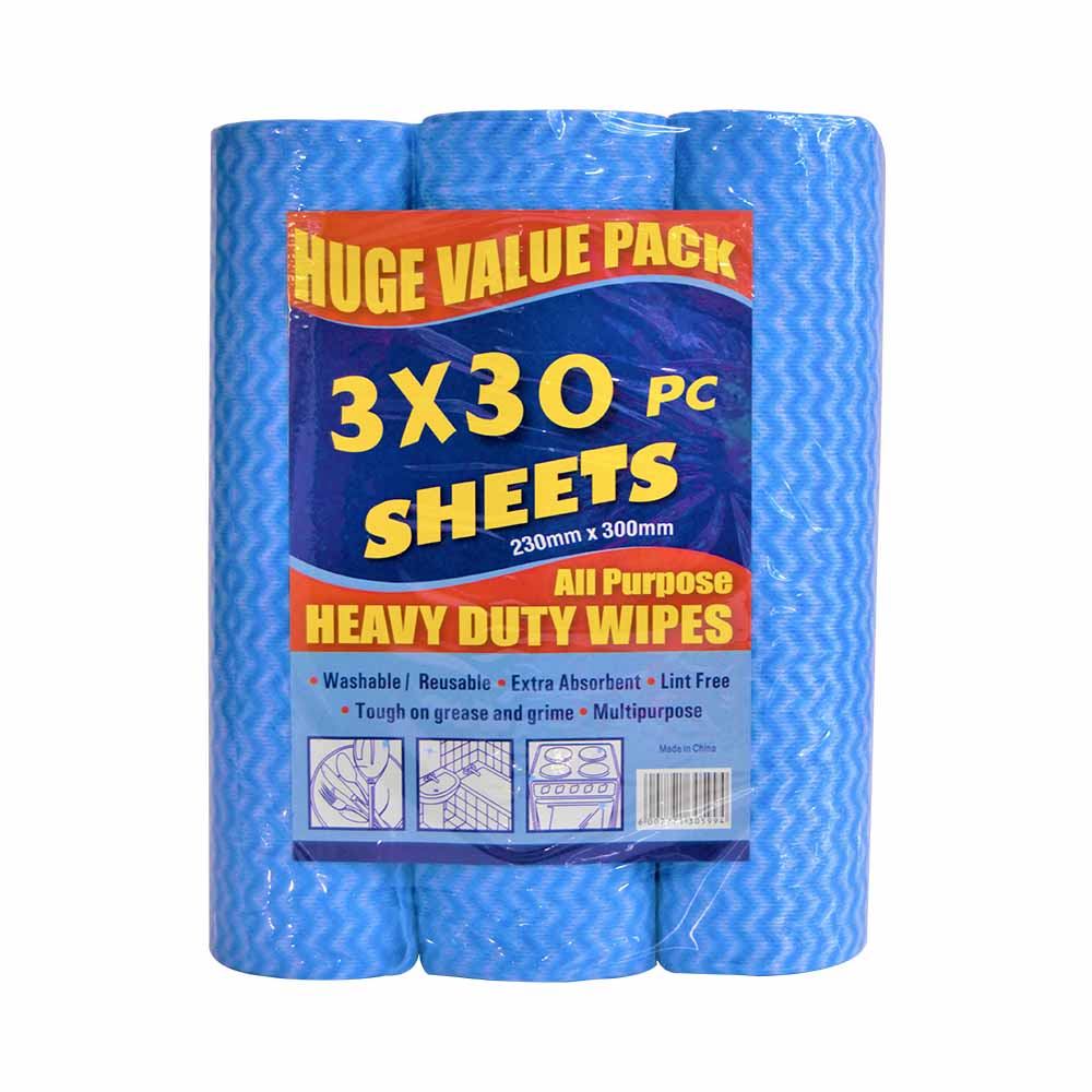 Wipes Perforated 230x300mm 3pk
