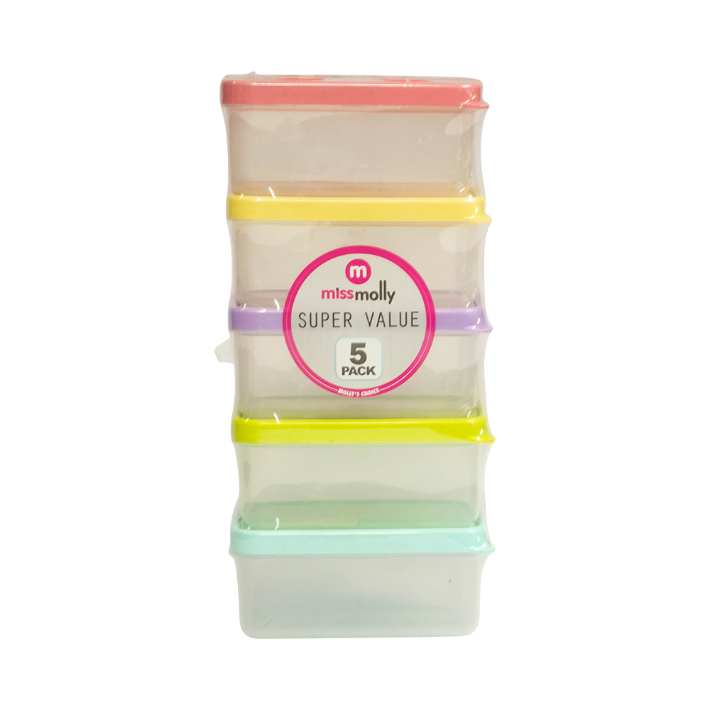 Food Saver Gourmet Rect 500ml 5pk