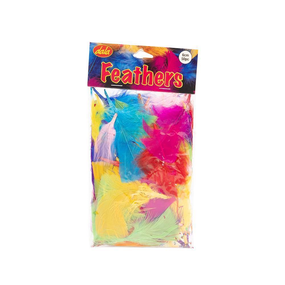 Feathers 6cm 50pc